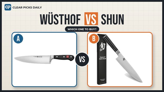 Wüsthof Classic vs Shun Classic 8-Inch Chef's Knives: 2026 Comparison
